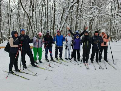 Мероприятие «Веселая лыжня» с участием педагогического состава колледжа