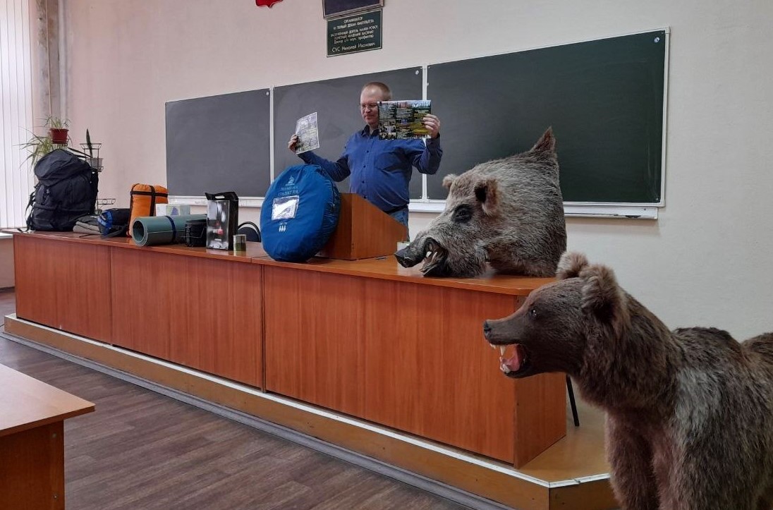 Мастер-класс «Выжить в лесу» для школьников и учащихся техникума Фото 2