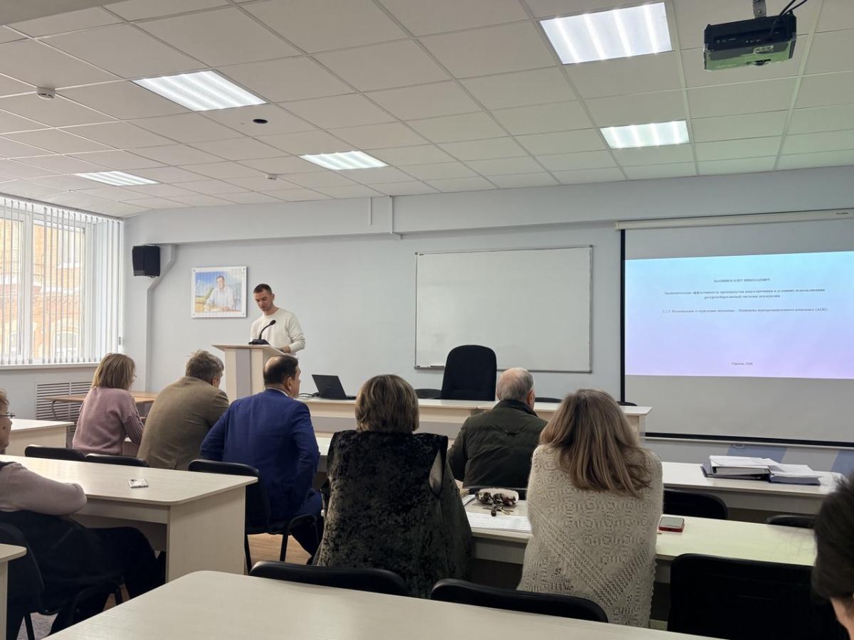 Аттестация аспиранта  кафедры «Бухгалтерский учет и статистика» Фото 1