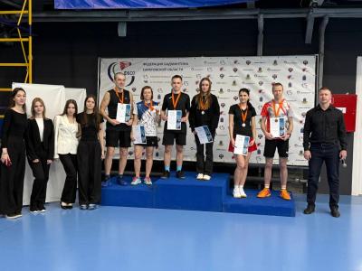 Волонтёры колледжа на первом туре Открытой Любительской Лиги по бадминтону