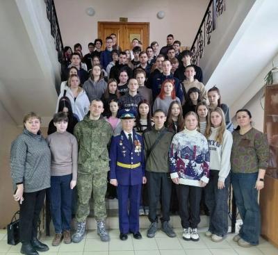 Патриотическая встреча «Диалог с Героем»  в рамках Всероссийской акции «Нашим Героям», приуроченной к празднованию Дня защитника Отечества