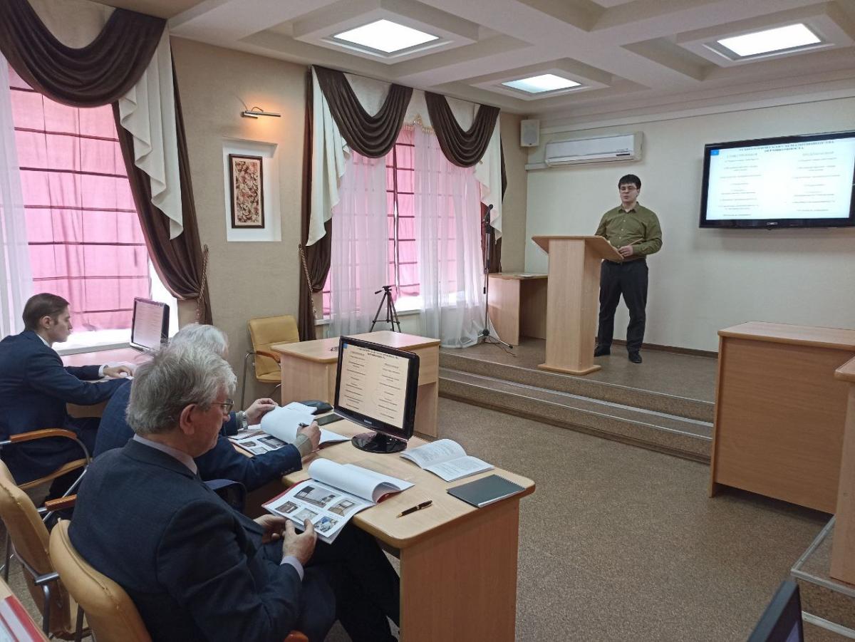 Предварительная защита кандидатской диссертации аспиранта кафедры "Техническое обеспечение АПК" Шишкина И.В. Фото 1