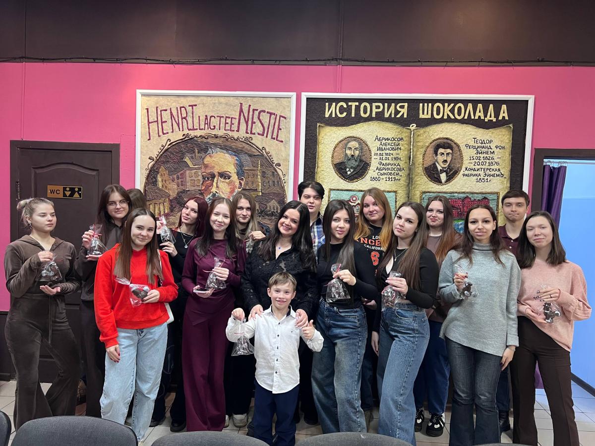 Студенты ФТК посетили музей шоколада «Шоколадушка»