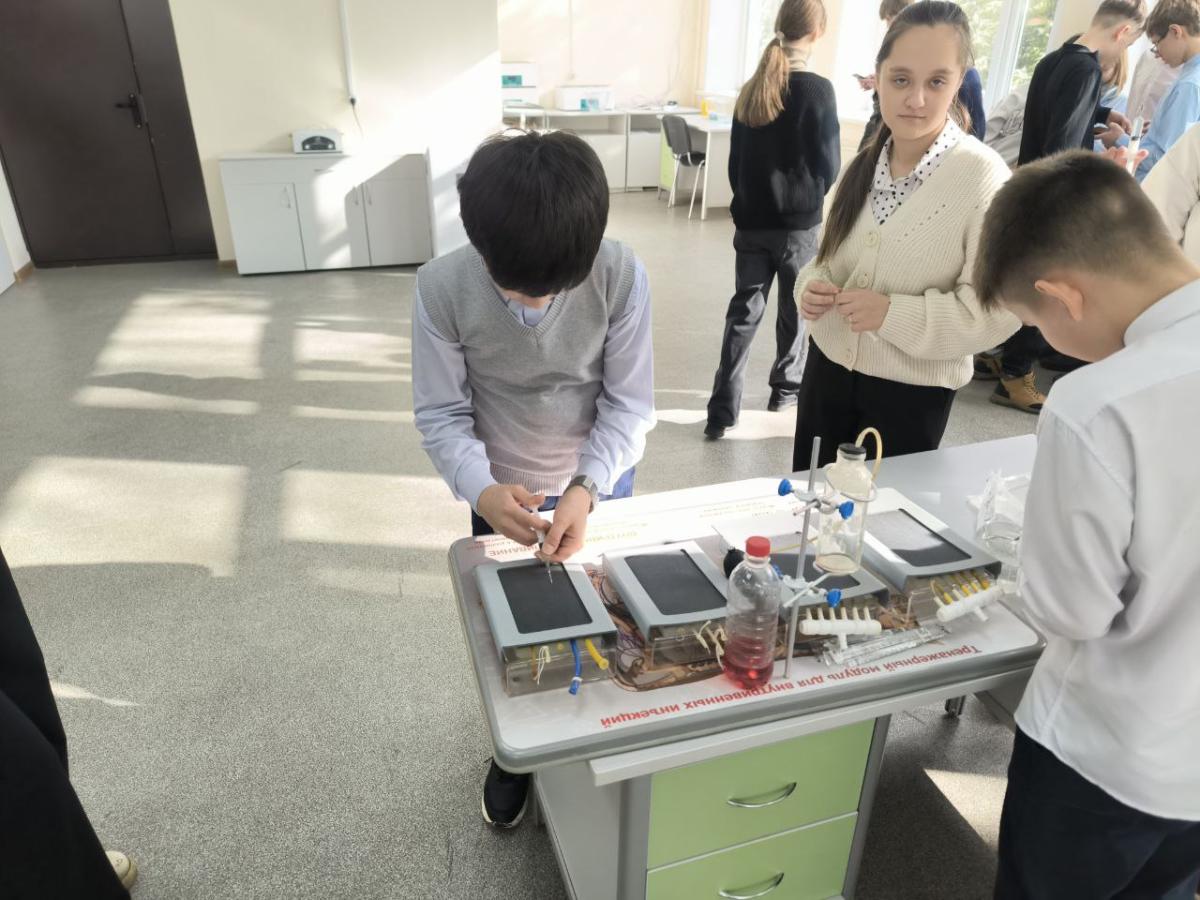 Экскурсия для школьников на площадке «Ветеринария» Фото 1 Экскурсия для школьников на площадке «Ветеринария» Фото 1