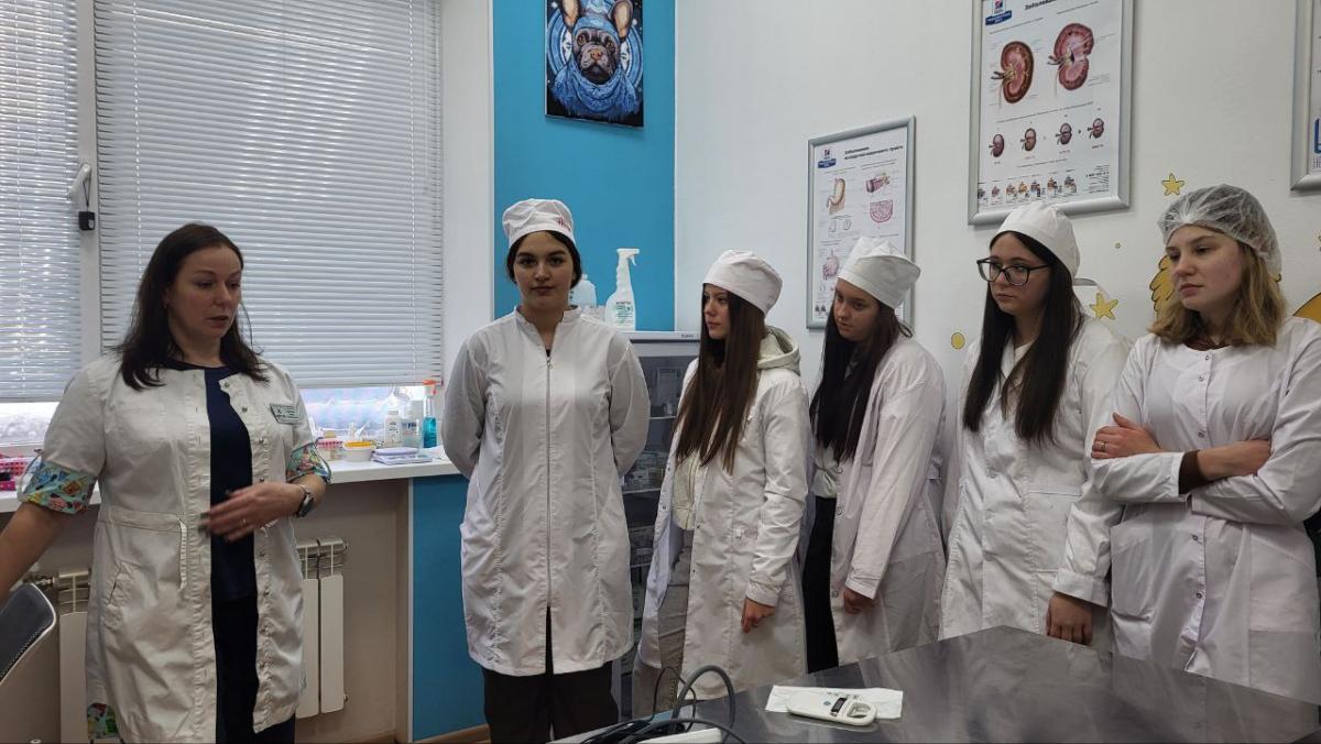 Знакомство с будущей профессией. Экскурсия в ветеринарную клинику «Белый филин» Фото 1