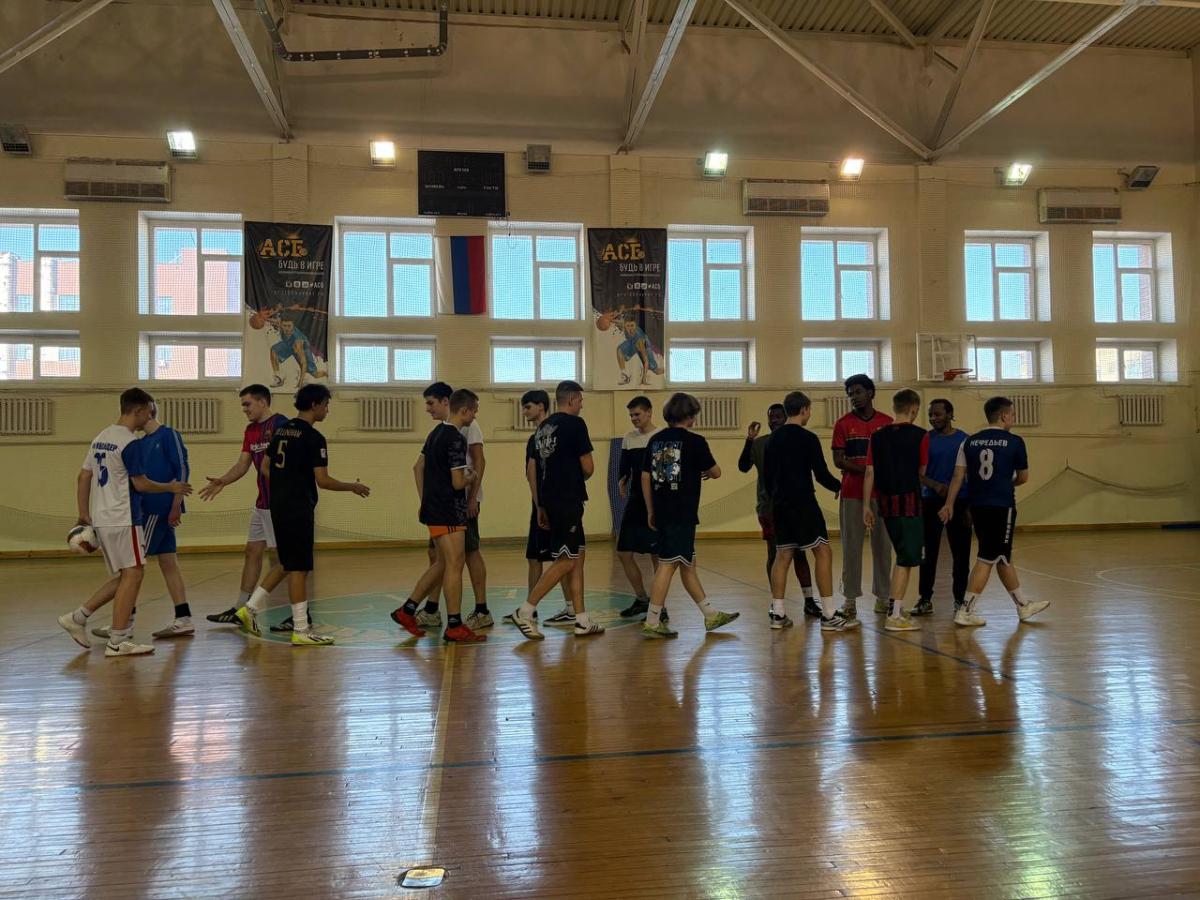 Участие студентов кафедры «Гидромелиорация, природообустройство и строительство в АПК» в турнире по мини-футболу Фото 1