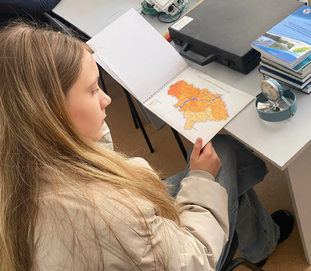 Для школьников с.Белогорное Вольского района прошла экскурсия по университету Фото 10