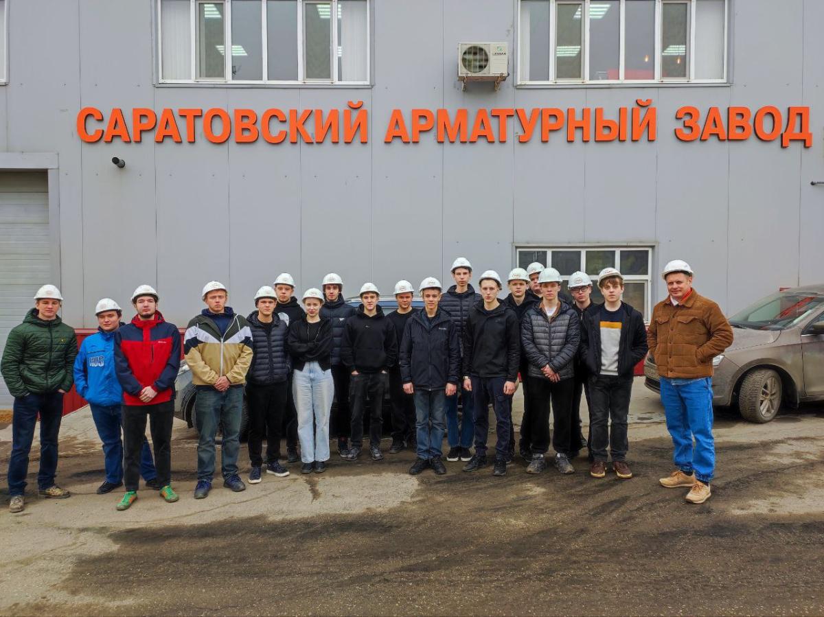Студенты кафедры «Техническое обеспечение АПК» посетили Саратовский арматурный завод Фото 6