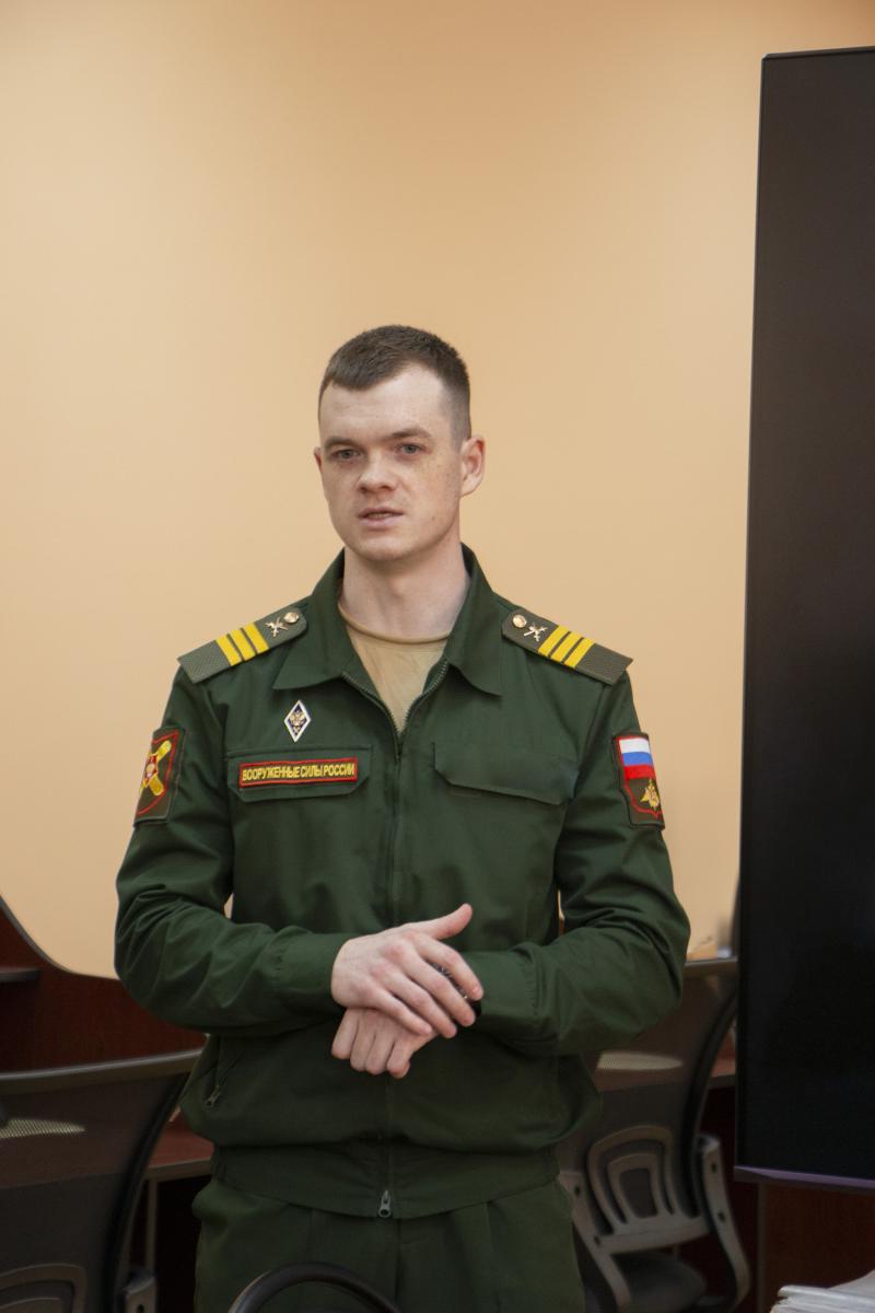 Студенты ФТК встретились с бойцами войск беспилотных систем и представителями 12 ГУ МО Фото 1