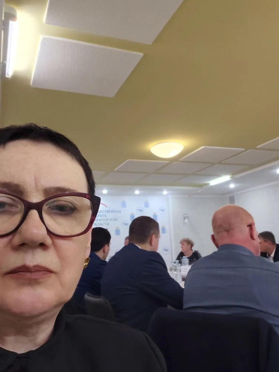 Участие в заседании Общественной палаты Саратовской области Фото 2