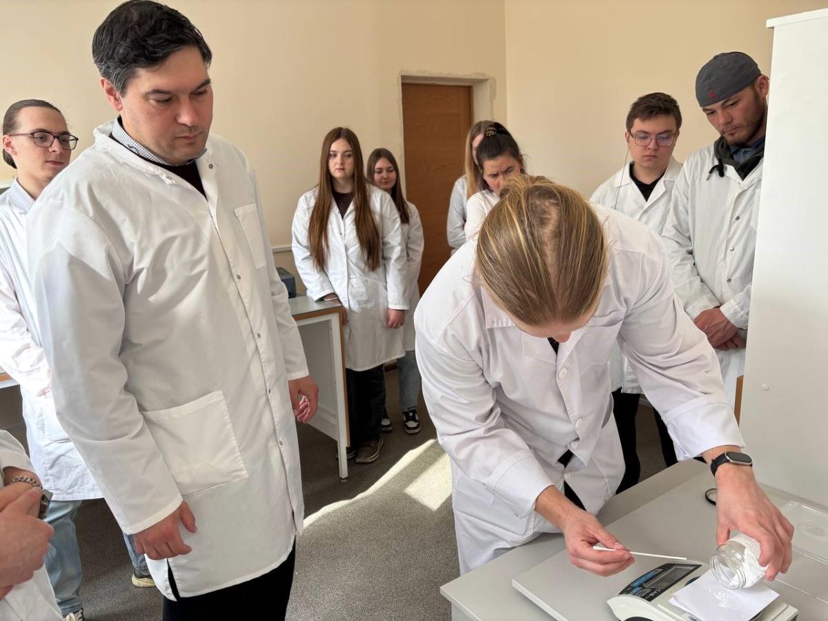 Учебная практика у студентов-ветеринаров