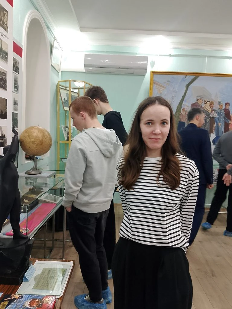 В преддверии Дня космонавтики студенты Вавиловского университета прикоснулись к истории первого полета в Народном музее Ю.А. Гагарина Фото 8
