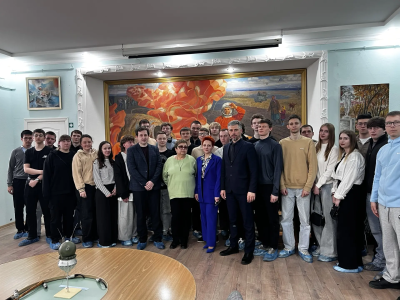 В преддверии Дня космонавтики студенты Вавиловского университета прикоснулись к истории первого полета в Народном музее Ю.А. Гагарина