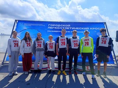Студенты ФТК выступили на легкоатлетическом кроссе ко Дню космонавтики