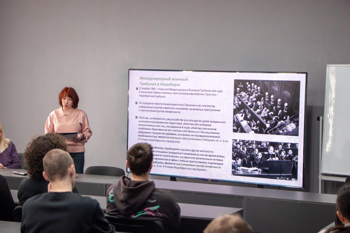 Состоялся открытый диалог-лекторий ко Дню памяти жертв геноцида советского народа в годы ВОВ Фото 1