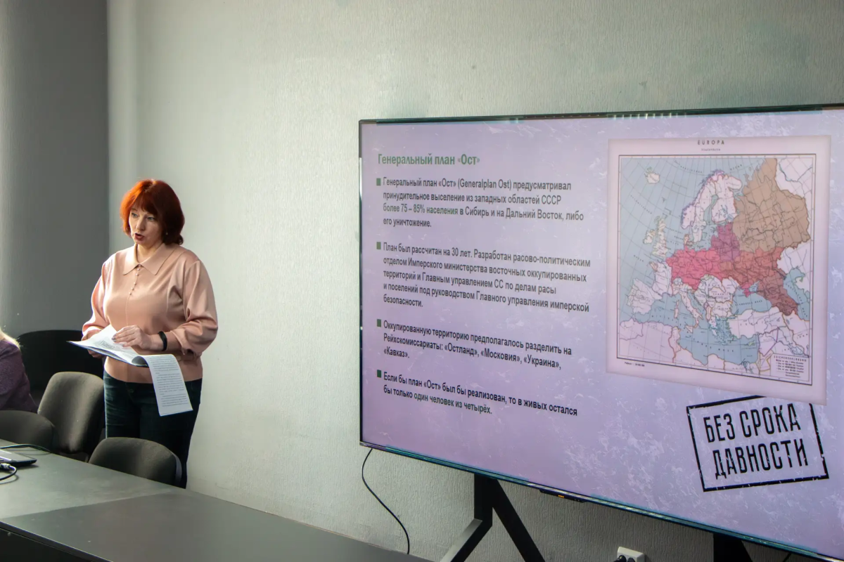 В Вавиловском университете прошел открытый диалог-лекторий ко Дню памяти жертв геноцида советского народа в годы ВОВ Фото 7
