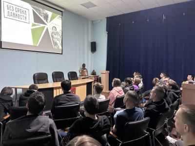 Студенты Вавиловского университета стали участниками видеолектория «Без срока давности»