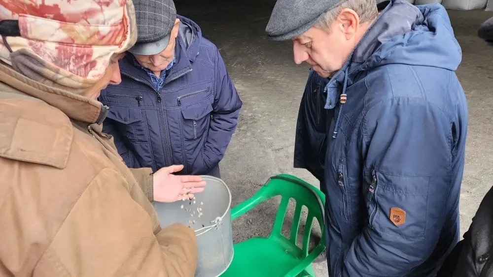 Рабочий визит сотрудников кафедры "Техническое обеспечение АПК" В семеноводческое хозяйство КФХ Жариков А.В. Фото 3