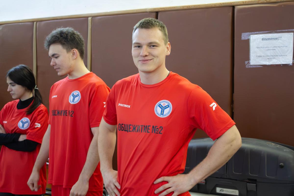 Участие в спартакиаде среди общежитий