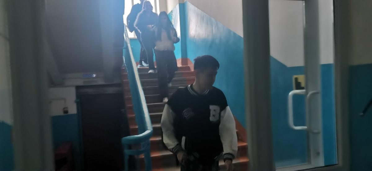 В техникуме прошла учебная  эвакуация. Фото 3