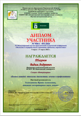 Участие обучающихся в конференции