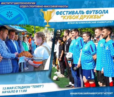 Вавиловцы приглашаются на ежегодный фестиваль футбола «Кубок дружбы»