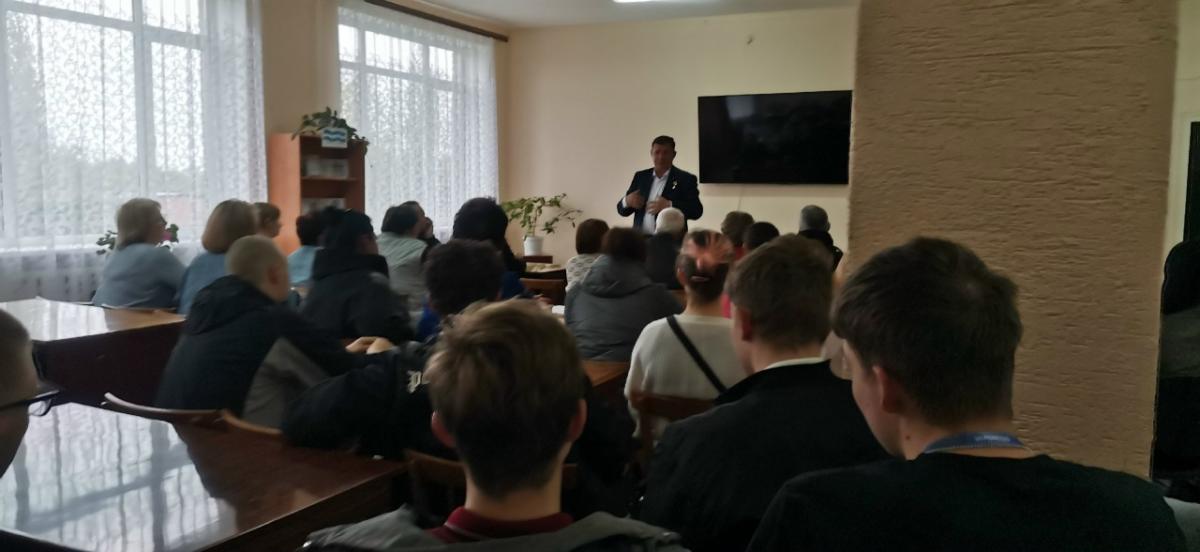 #Встреча_с_Героем_Российской_Федерации в техникуме.