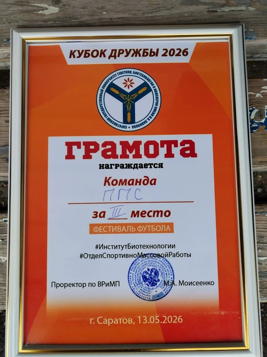 Участие в Кубке Дружбы Фото 1
