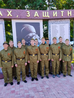 Студенты Марксовского филиала Вавиловского университета приняли участие в традиционной «Вахте памяти»