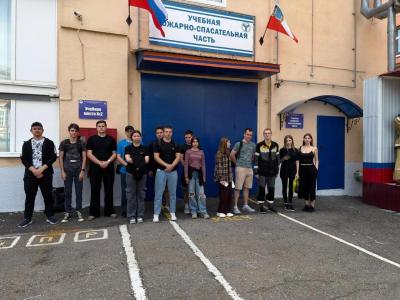 Учебная практика в Учебной пожарно-спасательной части ФГБОУ ВО Вавиловский университет