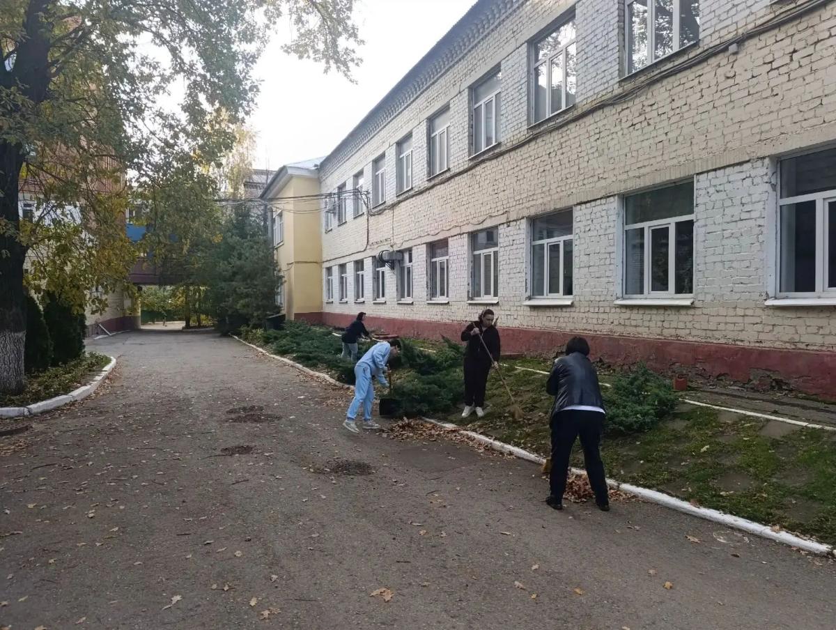Преподаватели и студенты Института биотехнологии приняли участие в субботнике Фото 1 Преподаватели и студенты Института биотехнологии приняли участие в субботнике Фото 1