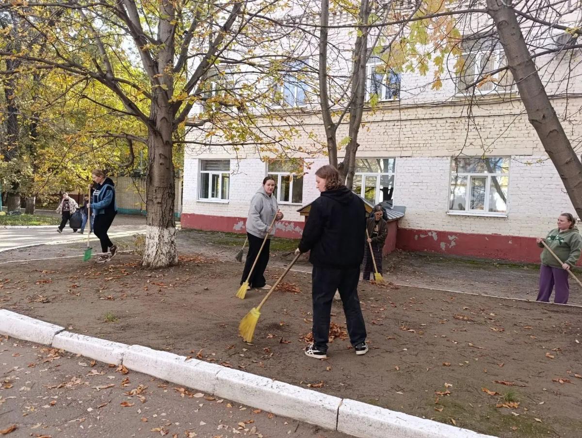Преподаватели и студенты Института биотехнологии приняли участие в субботнике Фото 2 Преподаватели и студенты Института биотехнологии приняли участие в субботнике Фото 2