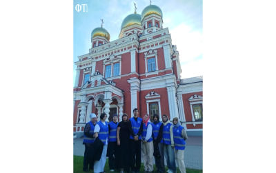 Студенты Финансово-технологического колледжа оказали волонтерскую помощь в организации трапезы на праздник Покрова Пресвятой Богородицы