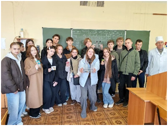 Мастер-класс с учащимися образовательного центра "Галактика 64"
