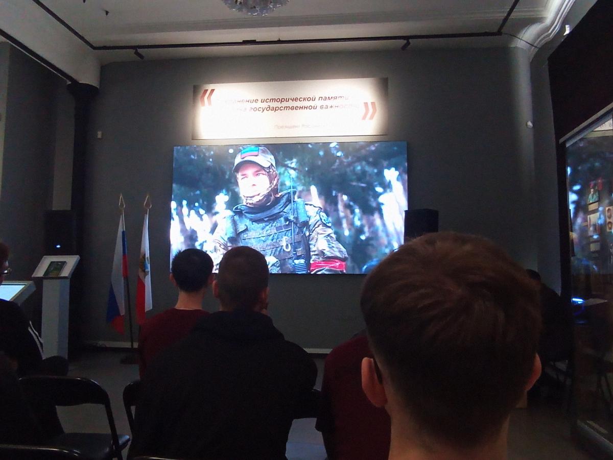 Студенты кафедры посетили Музей СВО Фото 10 Студенты кафедры посетили Музей СВО Фото 10