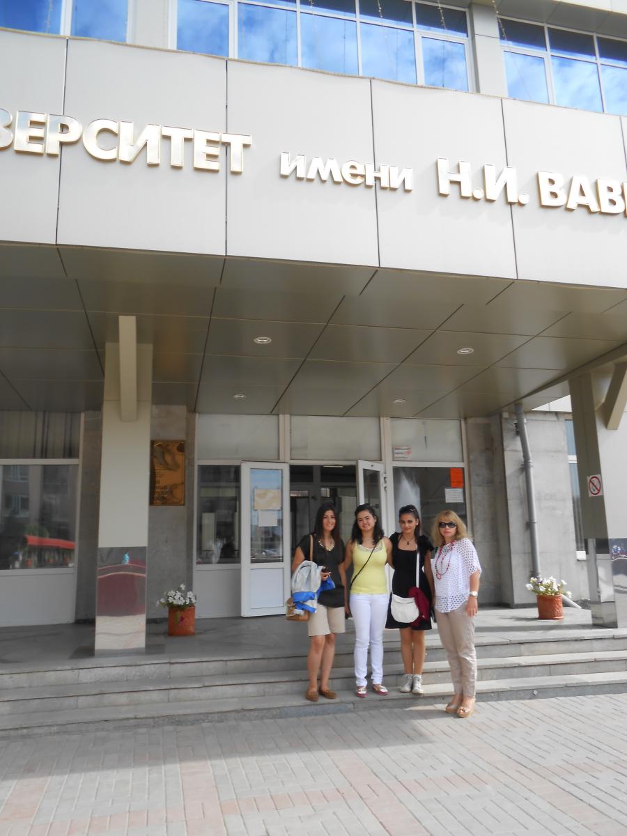 Экскурсия со студентами из Турецкой республики